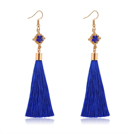 Alloy Bohemia Tassel earring  (61189556 sapphire blue) NHXS1842-61189556-sapphire-blue's discount tags