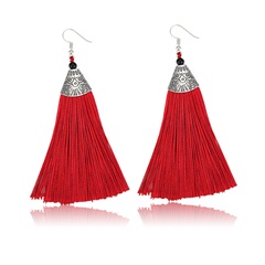Alloy Bohemia Tassel earring  (61189528 red) NHXS1847-61189528-red