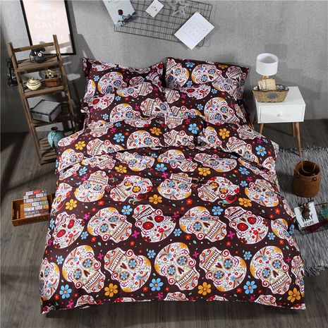 Cloth Fashion Skeleton Skull quilt  (Nt001-1.5*2.0) NHSK0481-Nt001-1.5*2.0's discount tags
