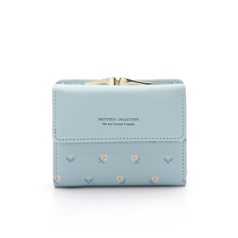 PU Fashion  wallet  (blue) NHNI0398-blue's discount tags