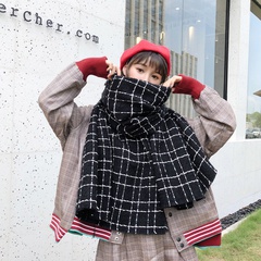 Cloth Korea  scarf  (Black-200*80) NHCM1506-Black-200*80