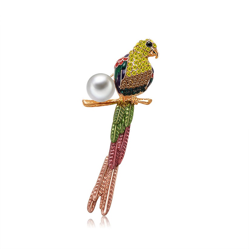 Bijoux Fantaisie Broches | Naturel Simple Oiseau Broche Vtements Accessoires Color Huile Collier Exquis Animal Broche Populaire Europen Et Amricain - LD28781