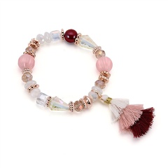 Imitated crystal&CZ Fashion Tassel bracelet  (66186040) NHXS2020-66186040
