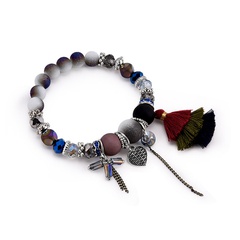 Imitated crystal&CZ Fashion Tassel bracelet  (66186061) NHXS2023-66186061