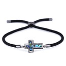 Copper Korea Cross bracelet  Red rope alloy  Fine Jewelry NHAS0390Redropealloypicture5