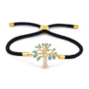 Copper Korea Geometric bracelet  Red rope alloy  Fine Jewelry NHAS0397Redropealloypicture2