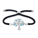 Copper Korea Geometric bracelet  Red rope alloy  Fine Jewelry NHAS0397Redropealloypicture4