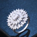 Copper Fashion Geometric Ring  Alloy  Fine Jewelry NHAS0422Alloypicture2
