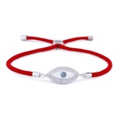 Copper Korea Geometric bracelet  Red rope alloy  Fine Jewelry NHAS0423Redropealloypicture12