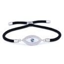 Copper Korea Geometric bracelet  Red rope alloy  Fine Jewelry NHAS0423Redropealloypicture4