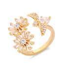 Copper Simple Flowers Ring  Alloy  Fine Jewelry NHAS0459Alloypicture1