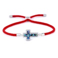 Copper Korea Cross bracelet  Red rope alloy  Fine Jewelry NHAS0390Redropealloypicture11