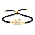 Copper Korea Geometric bracelet  Red rope alloy  Fine Jewelry NHAS0394Redropealloypicture12