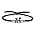 Copper Korea Geometric bracelet  Red rope alloy  Fine Jewelry NHAS0394Redropealloypicture15