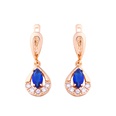 Copper Fashion Geometric earring  blue  Fine Jewelry NHAS0413bluepicture23