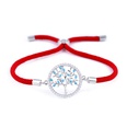 Copper Korea Geometric bracelet  Red rope alloy  Fine Jewelry NHAS0431Redropealloypicture11