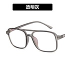 Plastic Fashion  glasses  Transparent gray  Fashion Jewelry NHKD0651Transparentgraypicture17