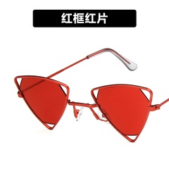 Alloy Vintage  glasses  (Red frame red piece)  Fashion Jewelry NHKD0653-Red-frame-red-piece