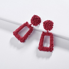 Alloy Fashion Flowers earring  (A0542RD)  Fashion Jewelry NHLU0592-A0542RD