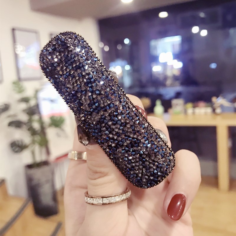 Imitated crystalCZ Korea Geometric Hair accessories  blue  Fashion Jewelry NHSM0002blue