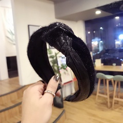 Cloth Korea Bows Hair accessories  (black)  Fashion Jewelry NHSM0018-black