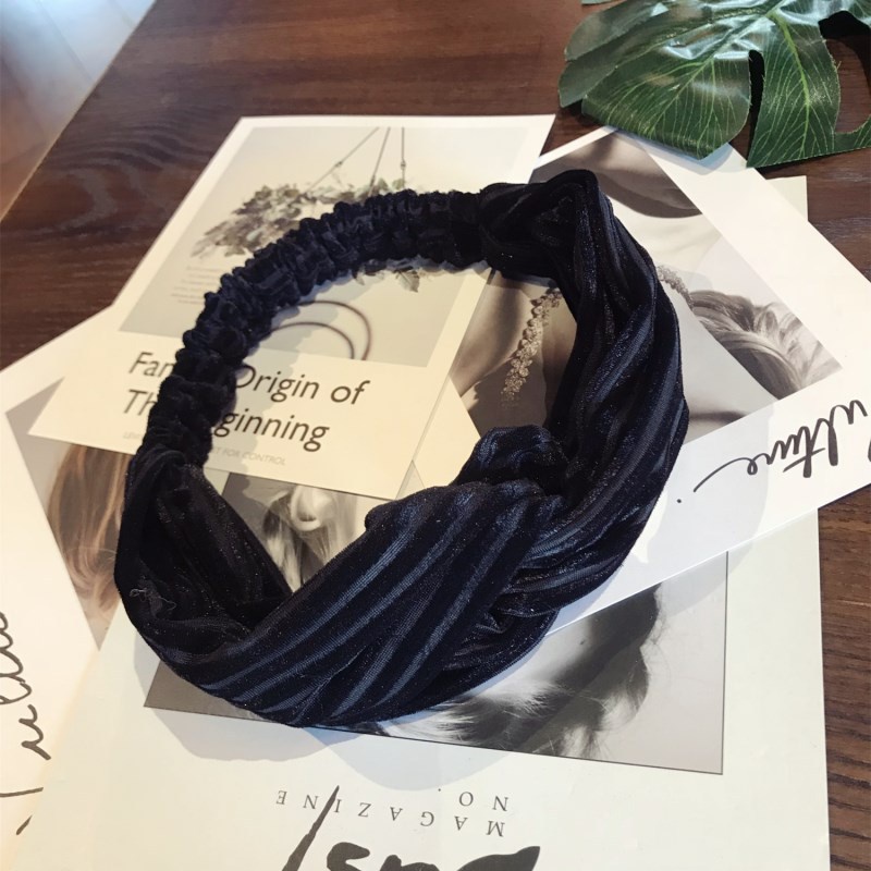 Cloth Korea Bows Hair accessories  black  Fashion Jewelry NHSM0090black