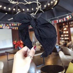Cloth Simple  Hair accessories  (black)  Fashion Jewelry NHSM0121-black
