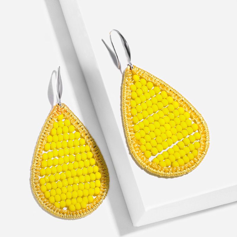 Alloy Fashion bolso cesta earring  yellow  Fashion Jewelry NHAS0520yellow