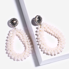 Alloy Korea bolso cesta earring  (white)  Fashion Jewelry NHAS0463-white