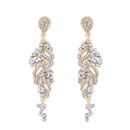 Imitated crystalCZ Simple Flowers earring  Alloy  Fashion Jewelry NHAS0487Alloypicture1