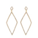 Imitated crystalCZ Simple Geometric earring  black  Fashion Jewelry NHAS0506blackpicture3