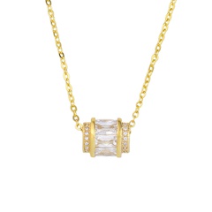 Alloy Korea Geometric necklace  (Alloy)  Fashion Jewelry NHAS0517-Alloy