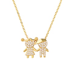 Alloy Korea Cartoon necklace  (Alloy)  Fashion Jewelry NHAS0519-Alloy