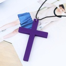 Alloy Vintage Cross necklace  red  Fashion Jewelry NHAS0625redpicture5