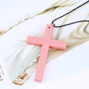 Alloy Vintage Cross necklace  red  Fashion Jewelry NHAS0625redpicture8