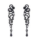 Alloy Fashion Tassel earring  black  Fashion Jewelry NHAS0632blackpicture1