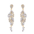 Imitated crystalCZ Simple Flowers earring  Alloy  Fashion Jewelry NHAS0487Alloypicture15