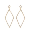 Imitated crystalCZ Simple Geometric earring  black  Fashion Jewelry NHAS0506blackpicture9
