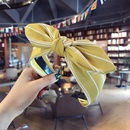 Cloth Simple Bows Hair accessories  yellow  Fashion Jewelry NHSM0165yellowpicture3