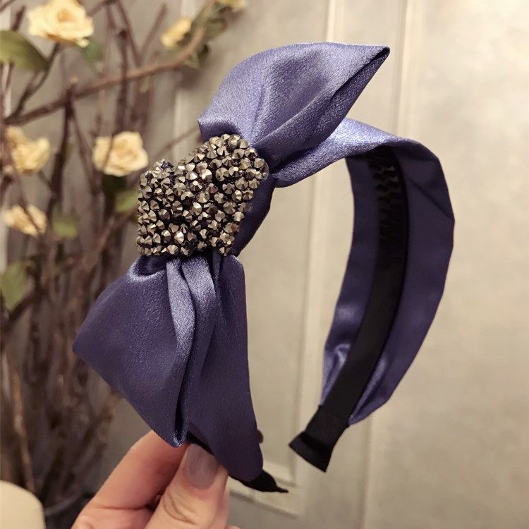 Cloth Simple Bows Hair accessories  purple  Fashion Jewelry NHSM0222purple
