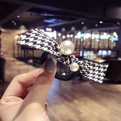 Beads Simple Bows Hair accessories  (Houndstooth)  Fashion Jewelry NHSM0230-Houndstooth