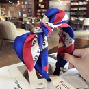 Cloth Simple Bows Hair accessories  Letter blue  Fashion Jewelry NHSM0283Letterbluepicture1