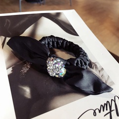 Cloth Simple Bows Hair accessories  (black)  Fashion Jewelry NHSM0294-black
