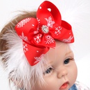 Cloth Fashion Bows Hair accessories  Christmas feather  Fashion Jewelry NHWO0609Christmasfeatherpicture1