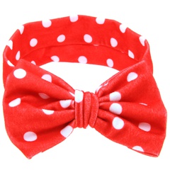 Cloth Fashion Geometric Hair accessories  (Red and white)  Fashion Jewelry NHWO0621-Red-and-white