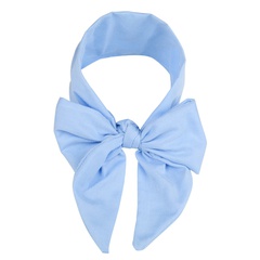 Cloth Fashion Bows Hair accessories  (blue stripes)  Fashion Jewelry NHWO0626-blue-stripes