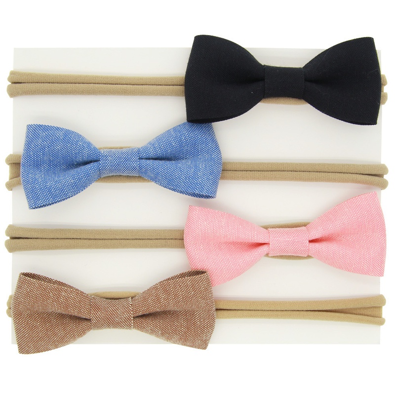 Alloy Fashion Bows Hair accessories  4color mixing  Fashion Jewelry NHWO06334colormixing