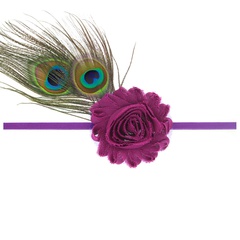 Cloth Fashion Tassel Hair accessories  (Peacock feather)  Fashion Jewelry NHWO0671-Peacock-feather