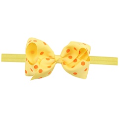 Cloth Fashion Bows Hair accessories  (yellow)  Fashion Jewelry NHWO0709-yellow