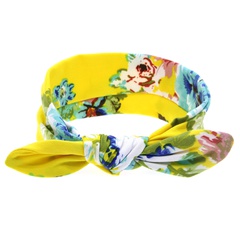Cloth Fashion Flowers Hair accessories  (yellow)  Fashion Jewelry NHWO0755-yellow